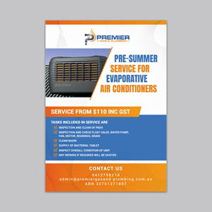 Design de Flyer par Inventive Design pour Premier Gas and Plumbing | Design #29332280