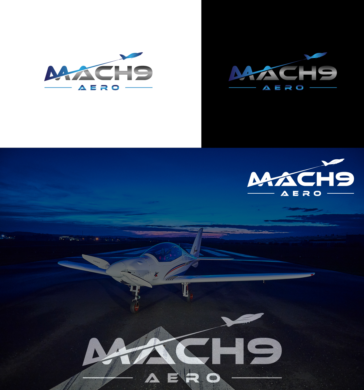 Diseño de Logo por RS_Design para Mach9Aero, LLC | Diseño #29321500