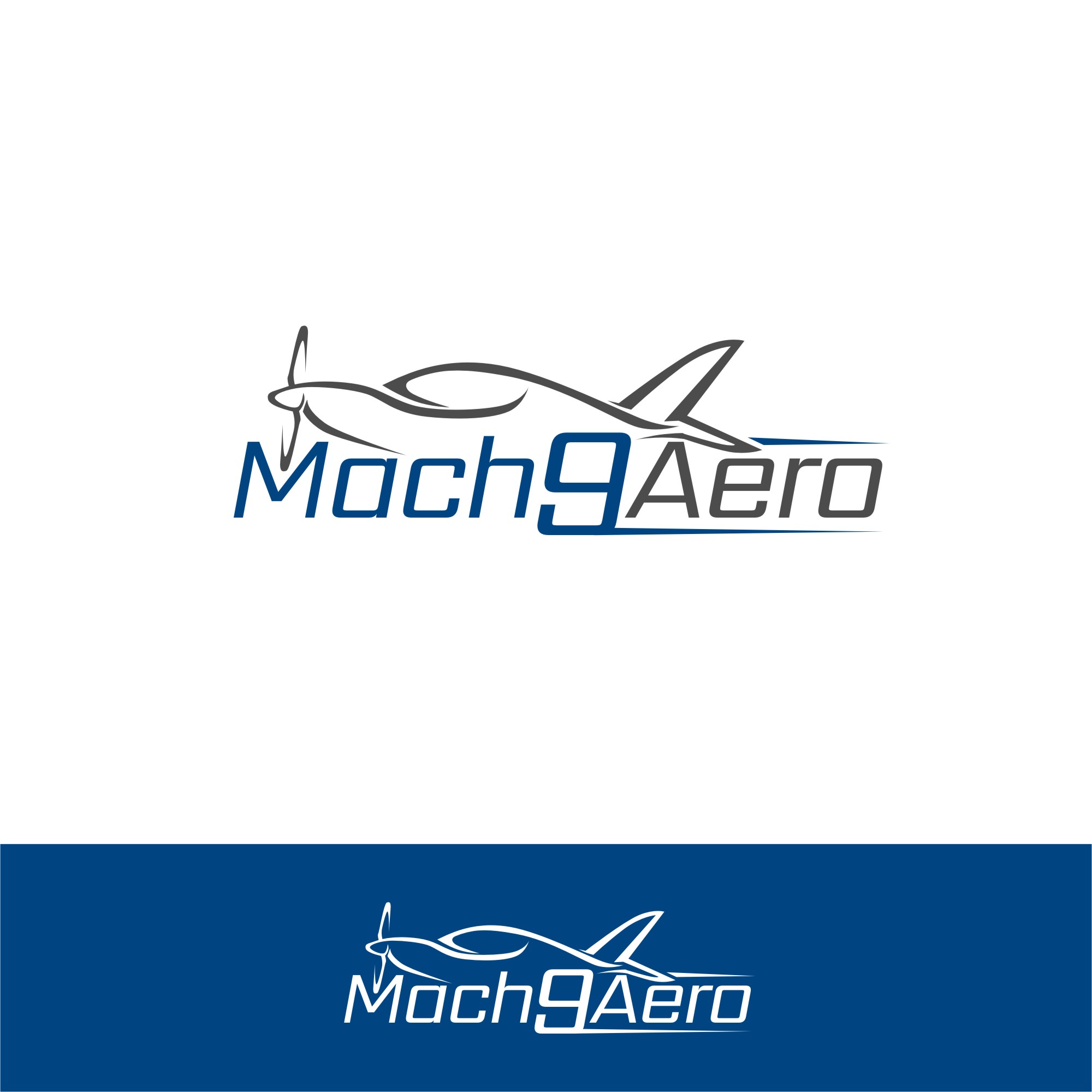 Diseño de Logo por rgb01 para Mach9Aero, LLC | Diseño #29353417