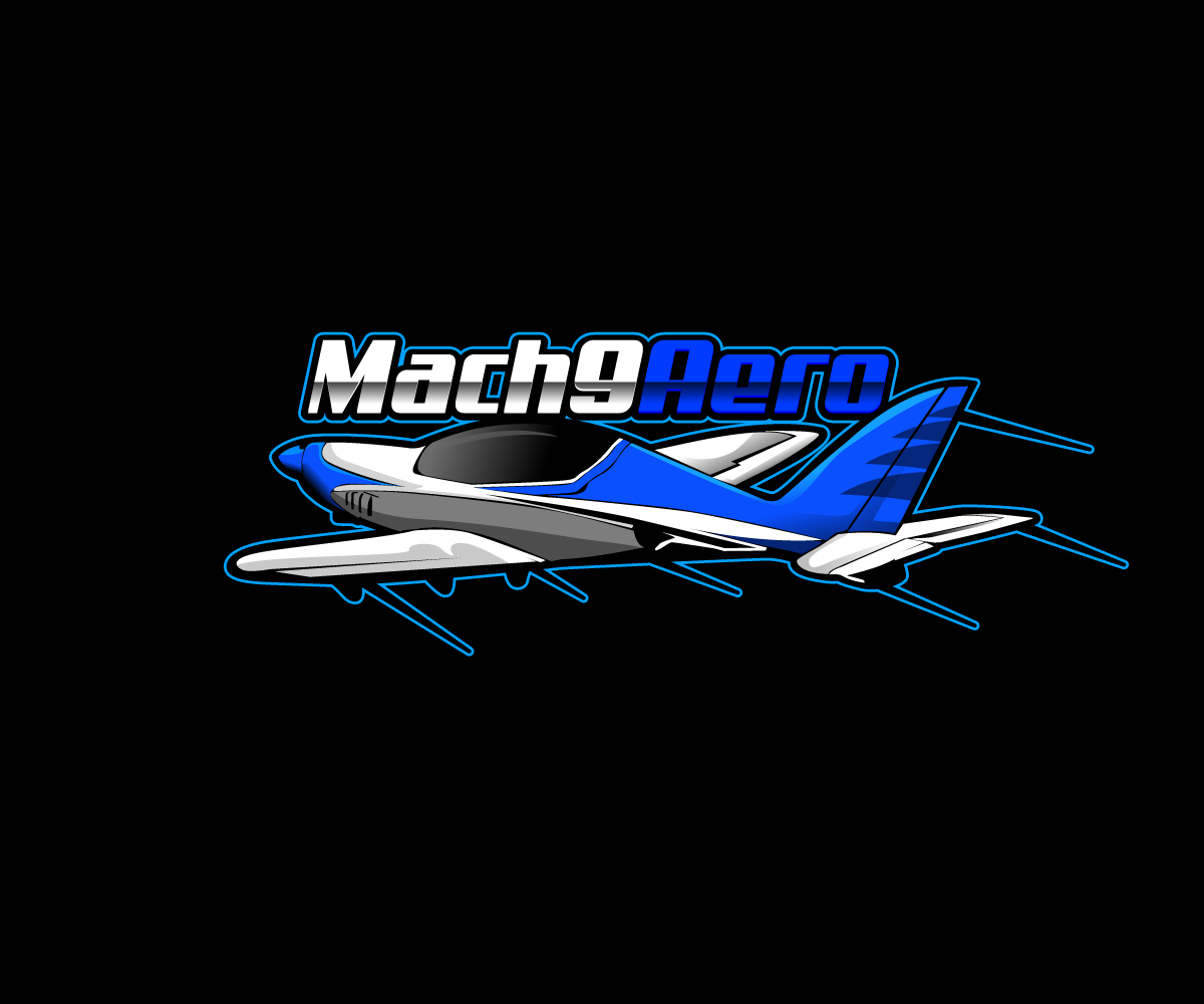 Logo Design by Paint-Tools for Mach9Aero, LLC | Design #29320758