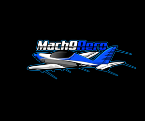 Logo Design by Paint-Tools for Mach9Aero, LLC | Design #29320758