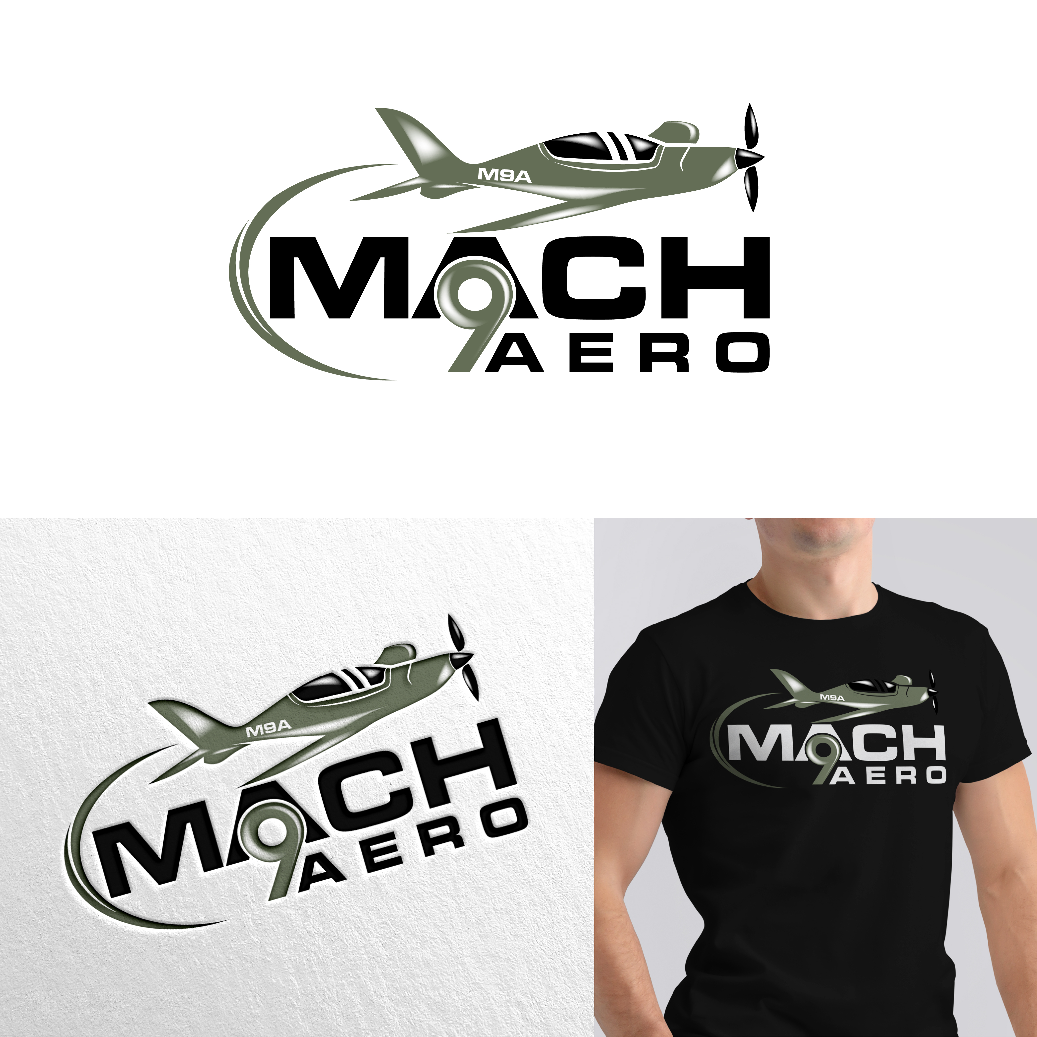 Diseño de Logo por sarrita para Mach9Aero, LLC | Diseño #29323030
