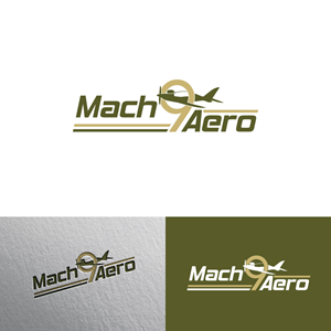 The logo should contain the company name: Mach9Aero. | Logo Design by chris Ray