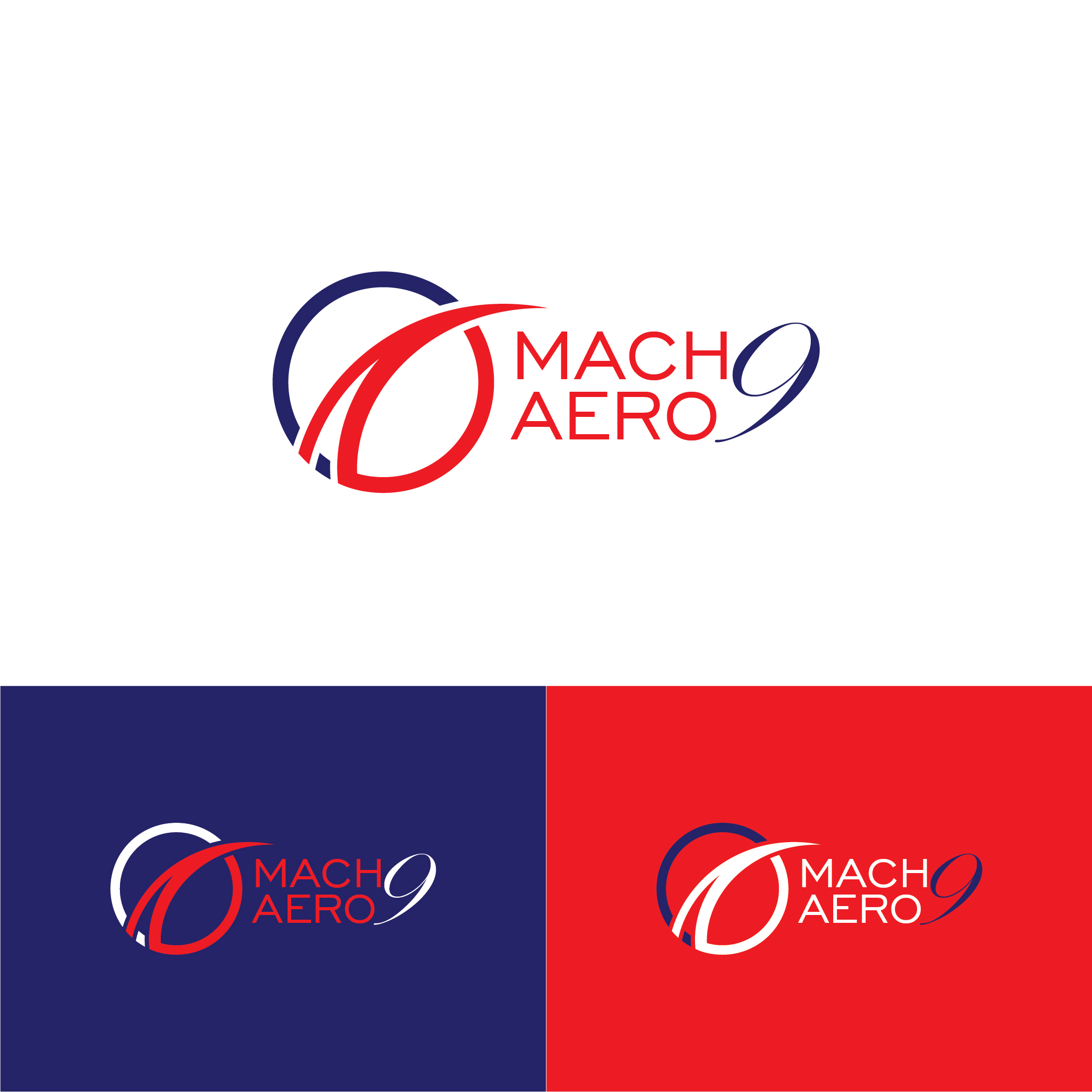 Diseño de Logo por 3Guys para Mach9Aero, LLC | Diseño #29321866