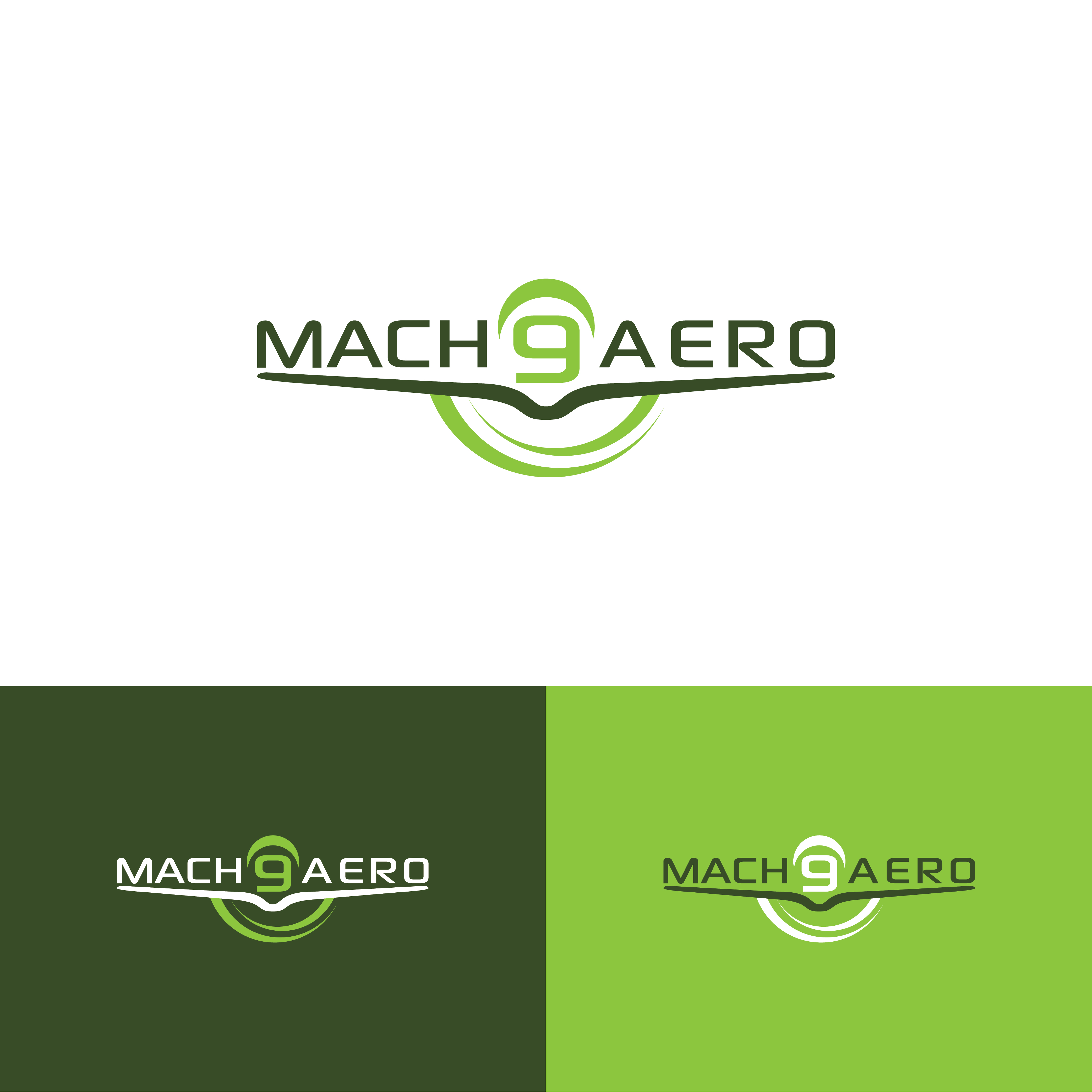 Diseño de Logo por 3Guys para Mach9Aero, LLC | Diseño #29340957