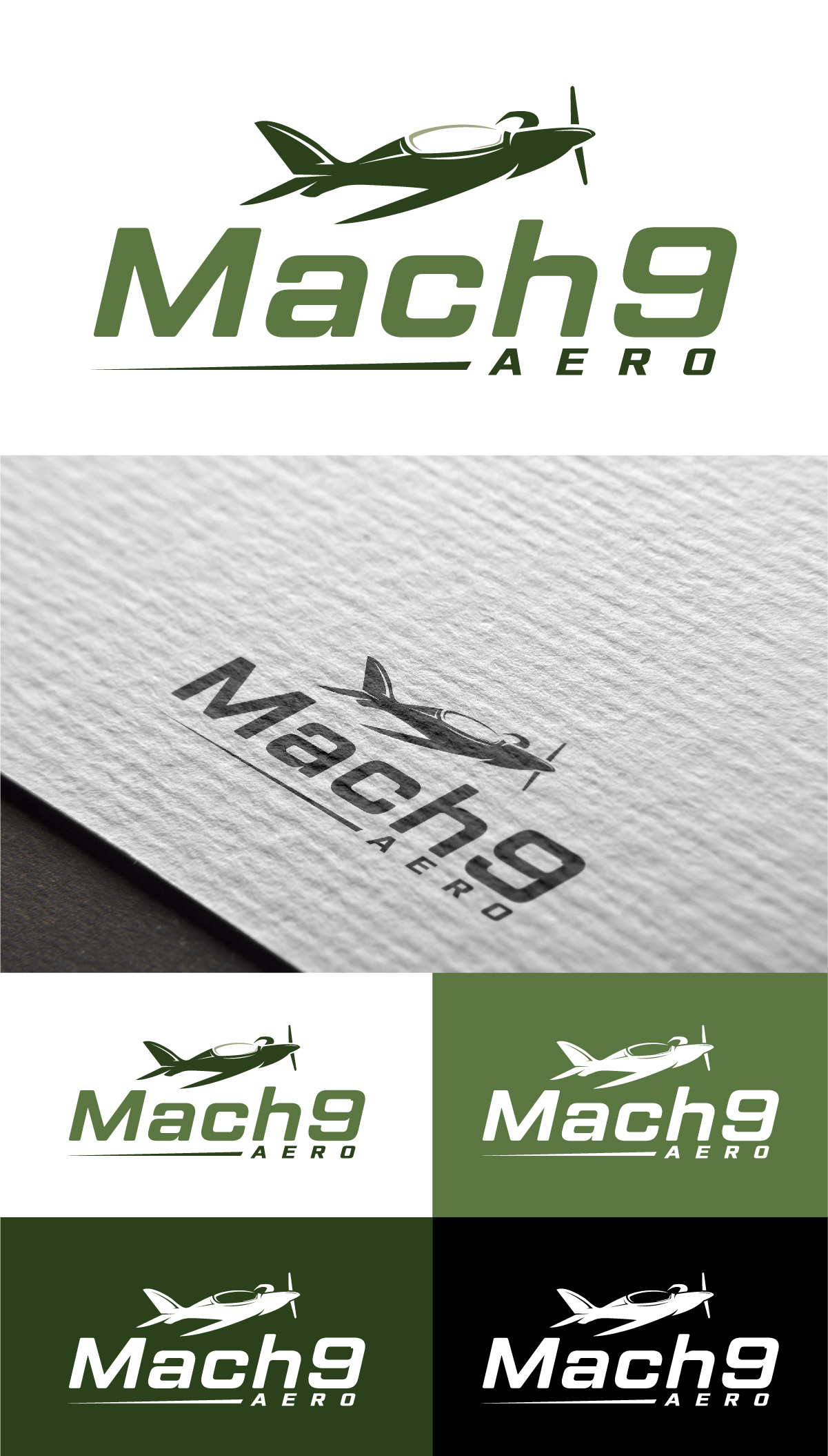 Diseño de Logo por DesignLima para Mach9Aero, LLC | Diseño #29340452