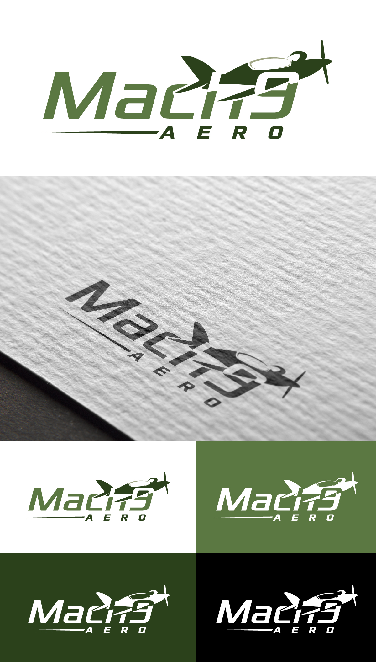 Diseño de Logo por DesignLima para Mach9Aero, LLC | Diseño #29340453