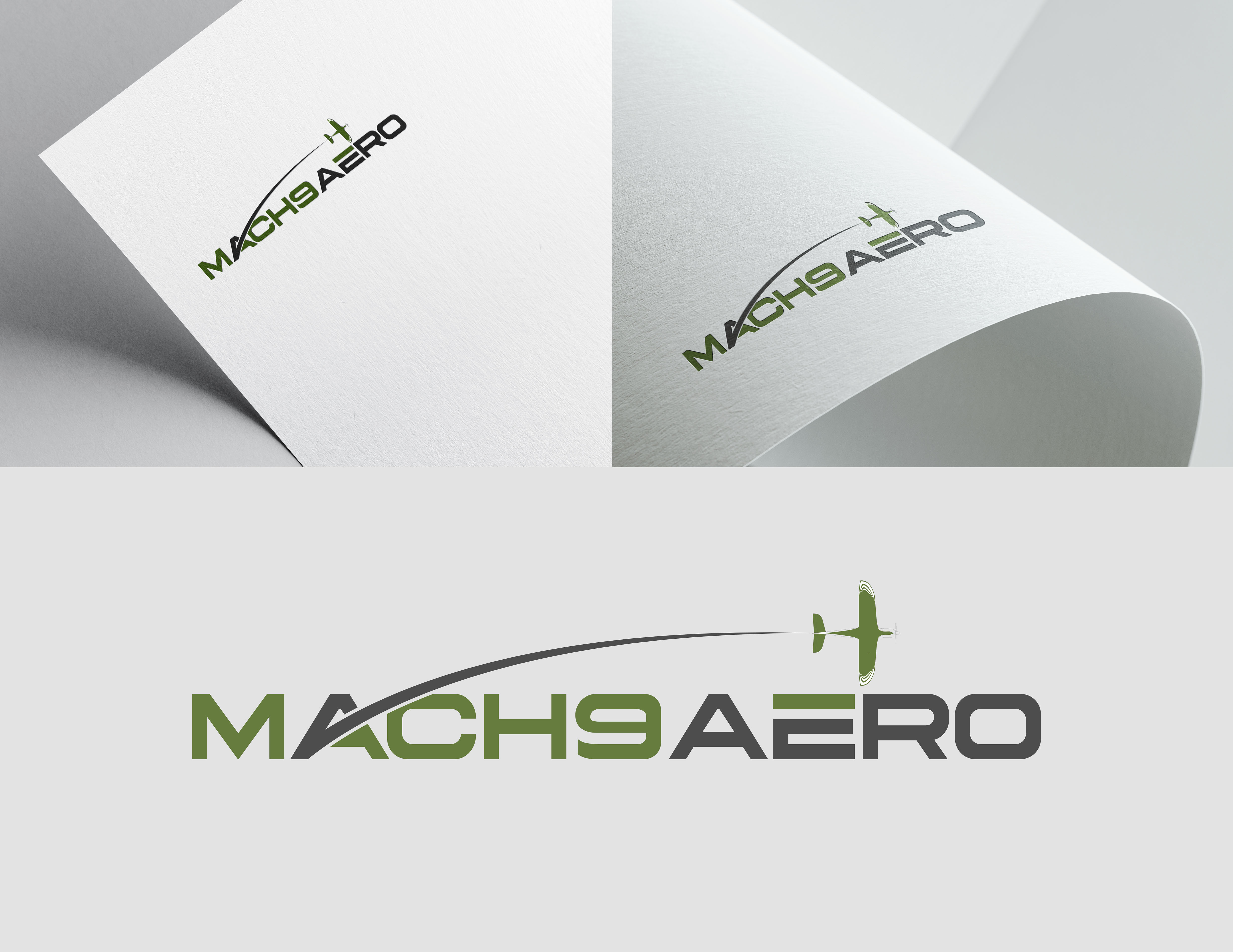 Diseño de Logo por aexoagency para Mach9Aero, LLC | Diseño #29344118