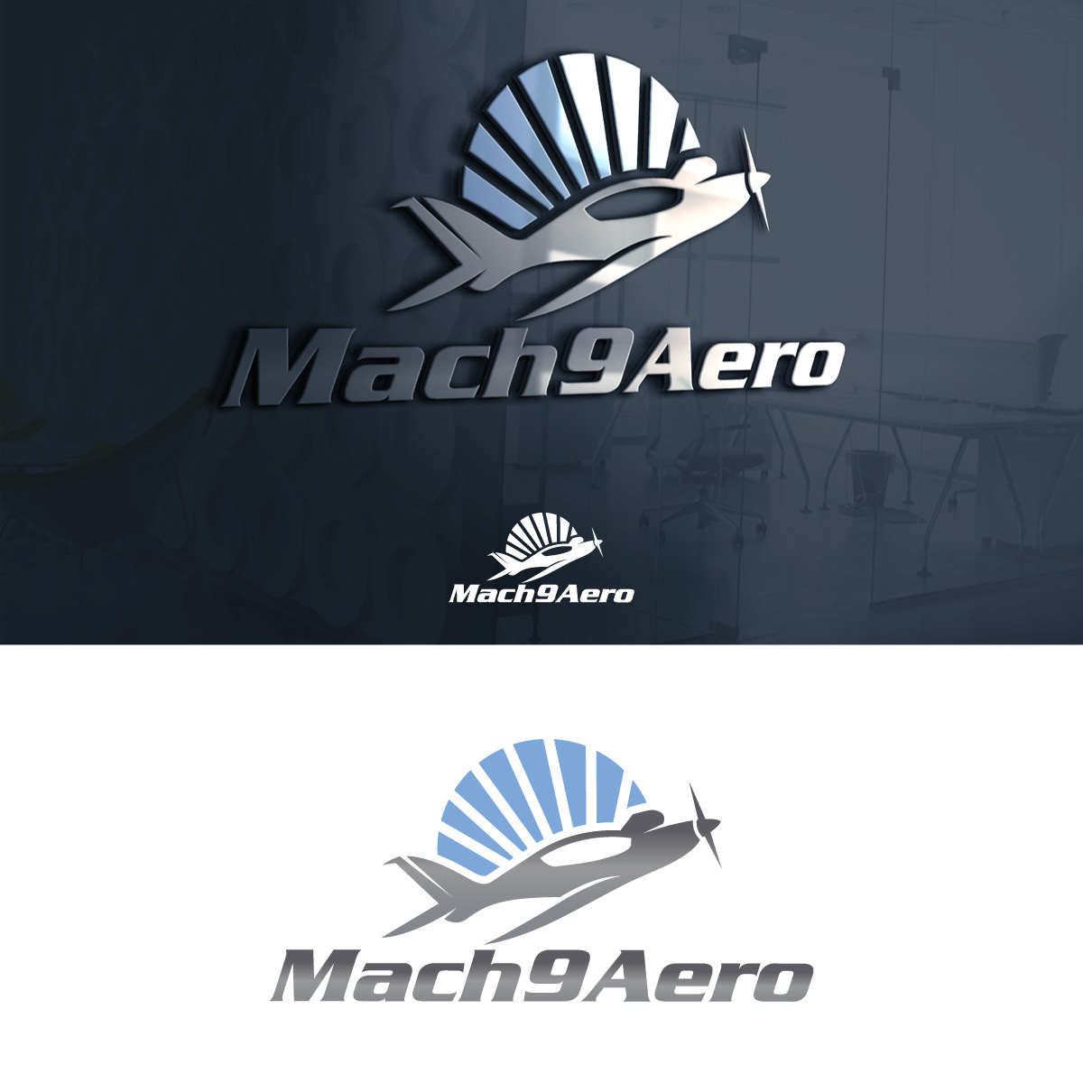 Diseño de Logo por brand maker para Mach9Aero, LLC | Diseño #29322717