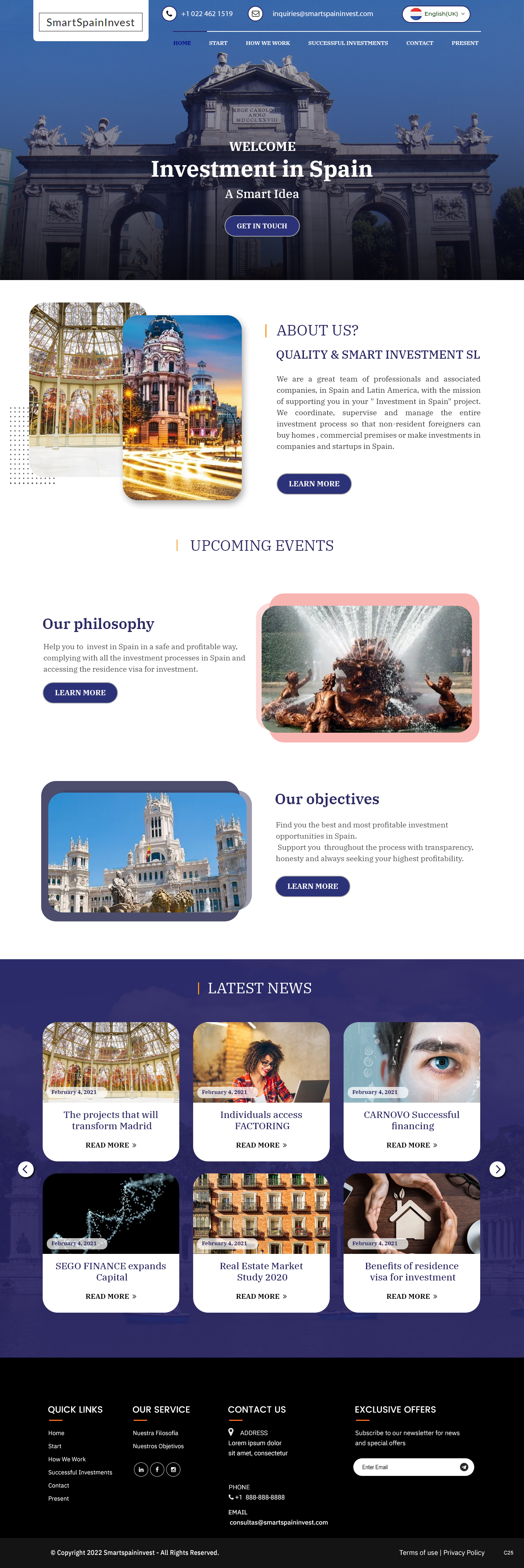 Web Design by pb for Quality and Smart Investment | Design #29327602