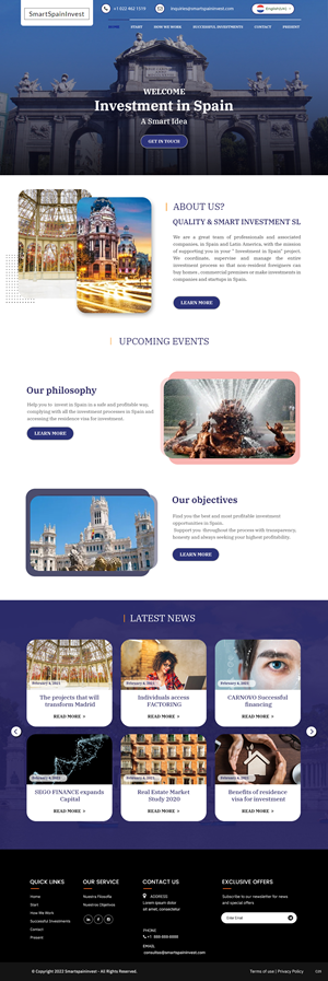 Web Design by pb for Quality and Smart Investment | Design: #29327602