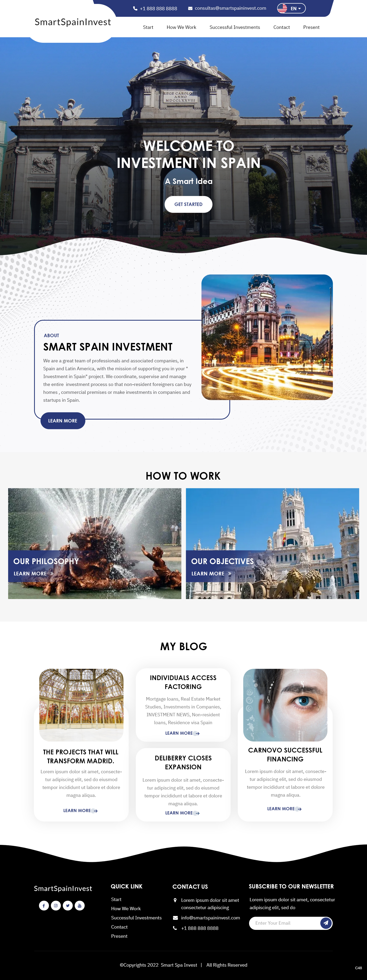 Web Design by pb for Quality and Smart Investment | Design #29327609