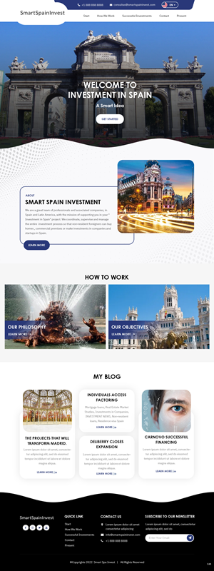 Web Design by pb for Quality and Smart Investment | Design: #29327609