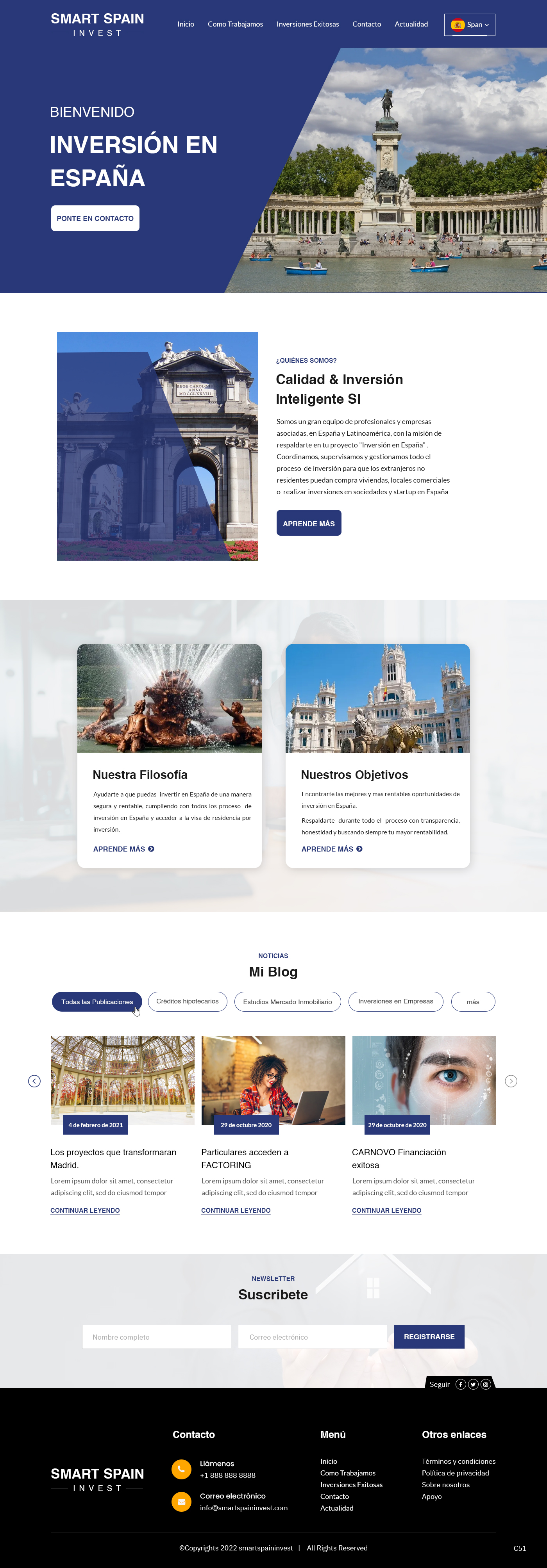 Web Design by pb for Quality and Smart Investment | Design #29327610