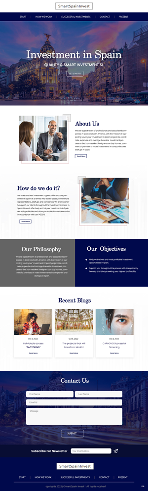Web Design by pb for Quality and Smart Investment | Design: #29327618