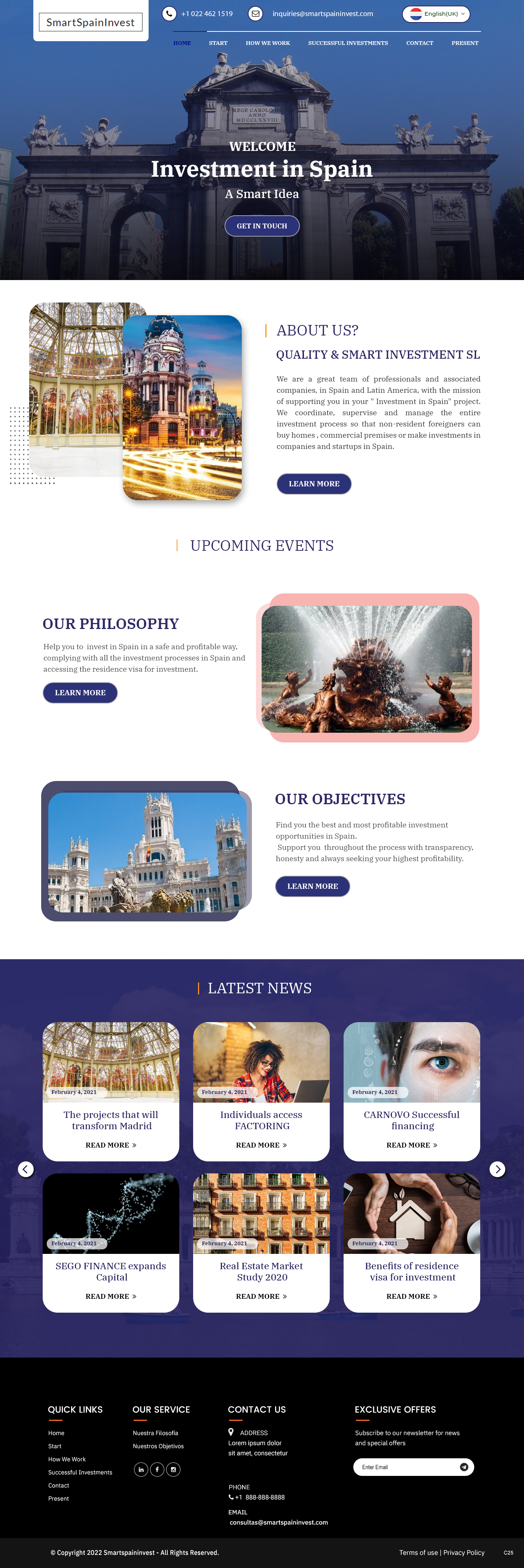 Web-Design von pb für Quality and Smart Investment | Design #29336054