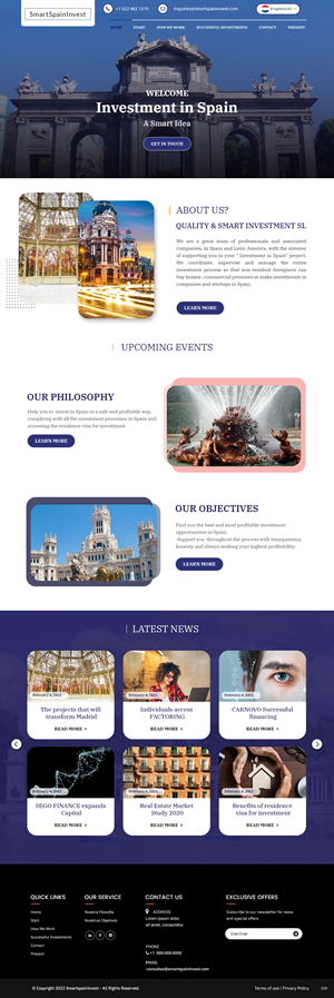 Web Design by pb for Quality and Smart Investment | Design: #29336054