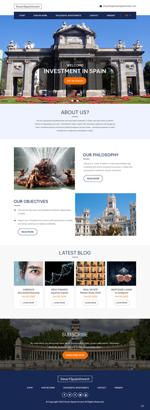 Web Design by pb for Quality and Smart Investment | Design: #29336056