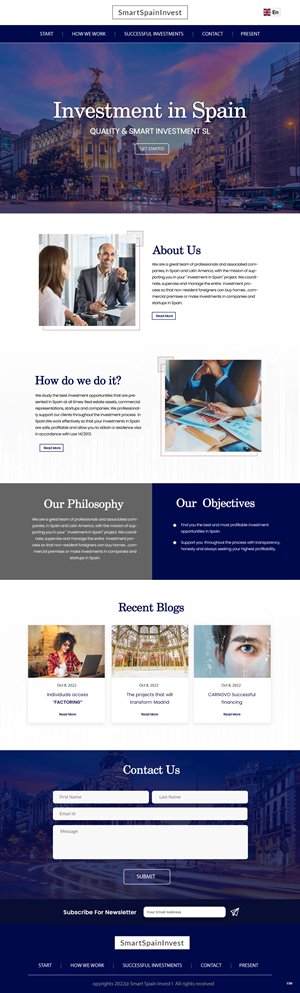 Web Design by pb for Quality and Smart Investment | Design: #29336057