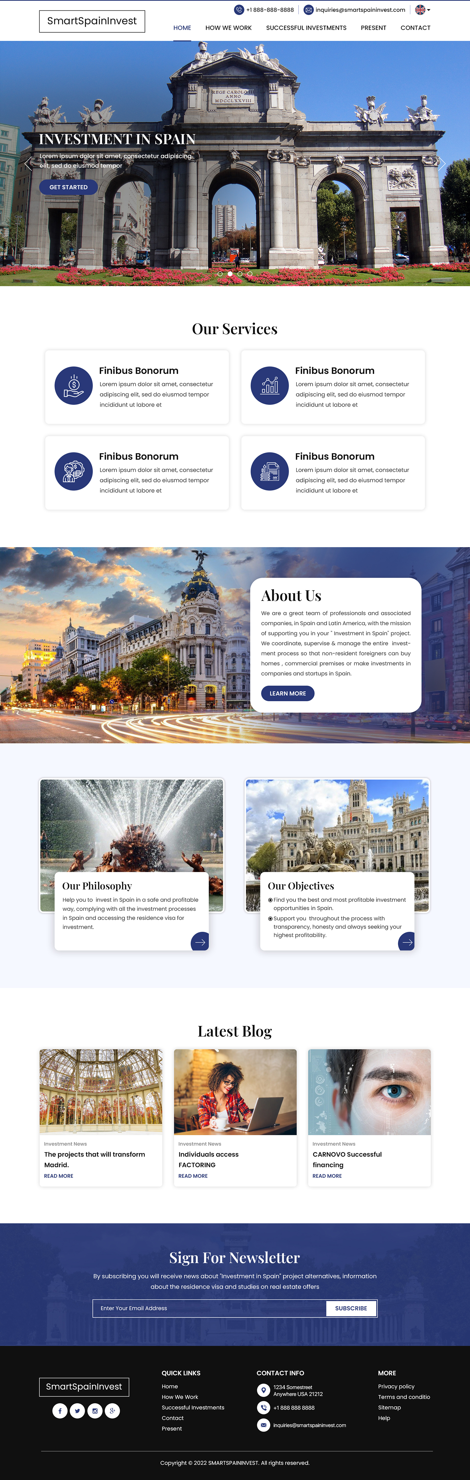 Web-Design von Titan Eagle für Quality and Smart Investment | Design #29330198