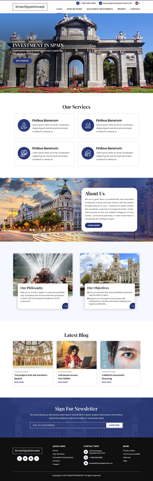Web Design by Titan Eagle for Quality and Smart Investment | Design: #29330198