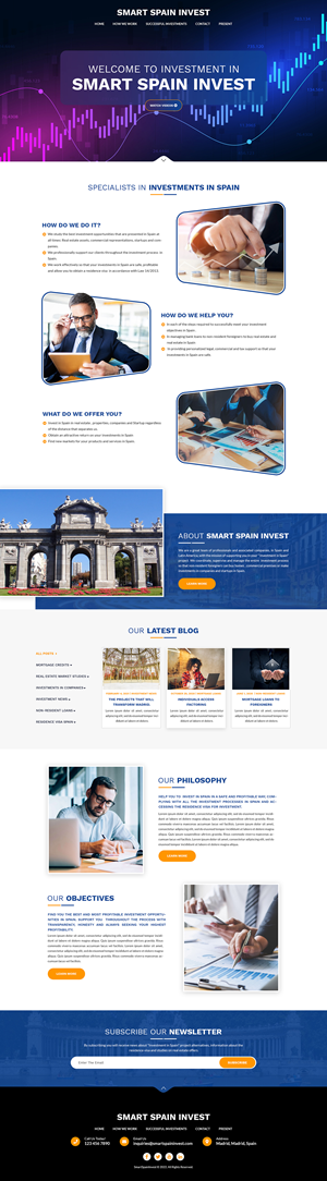 Web Design by Titan Eagle for Quality and Smart Investment | Design: #29331144