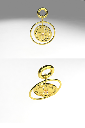 Schmuck Anhänger mit Corporate Design Handschrift | Bekleidung-Design von olpattern