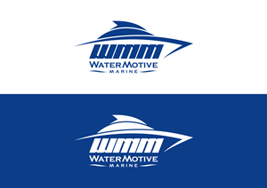 WMM  as the main logo with either  WaterMotive Marine either integrated incorporated it or under it in a smaller font.   | Design de Logo par daniswarasayang