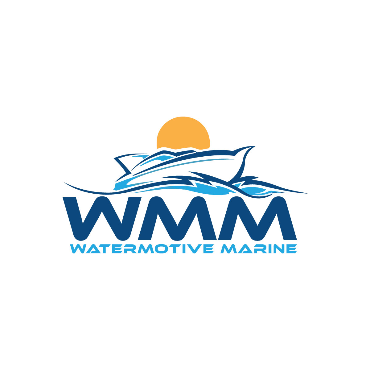 Logo Design by Rosalie.. for WaterMotive Marine | Design #29327538
