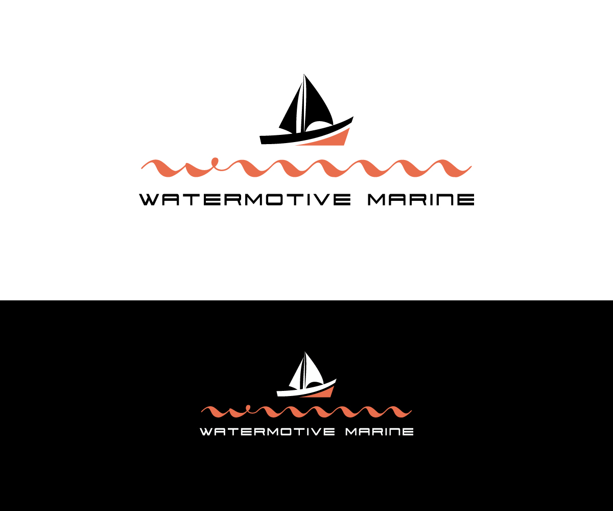 Logo Design by Kavth for WaterMotive Marine | Design #29353760