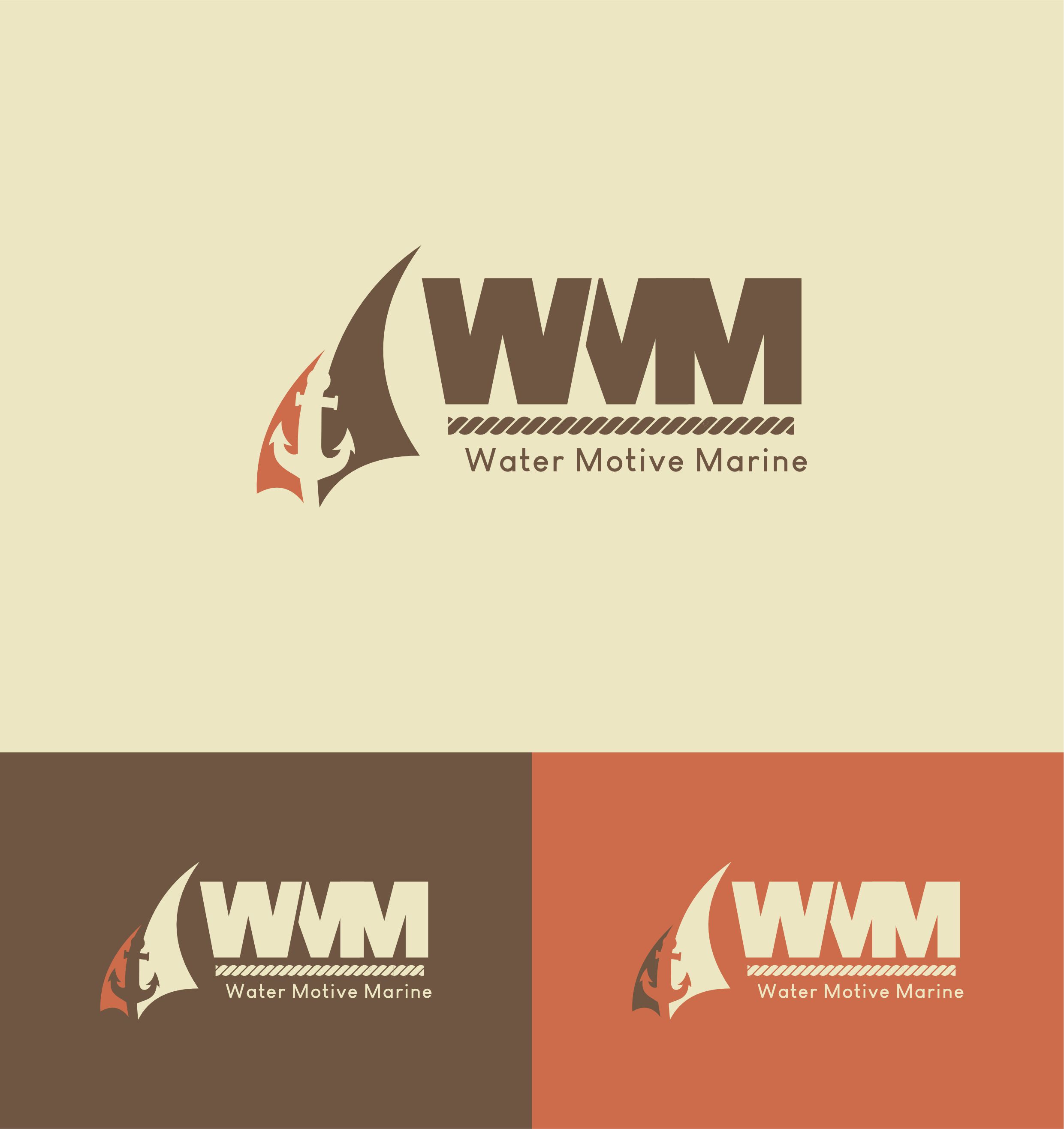 Logo Design by Design by Nilahm for WaterMotive Marine | Design #29356877