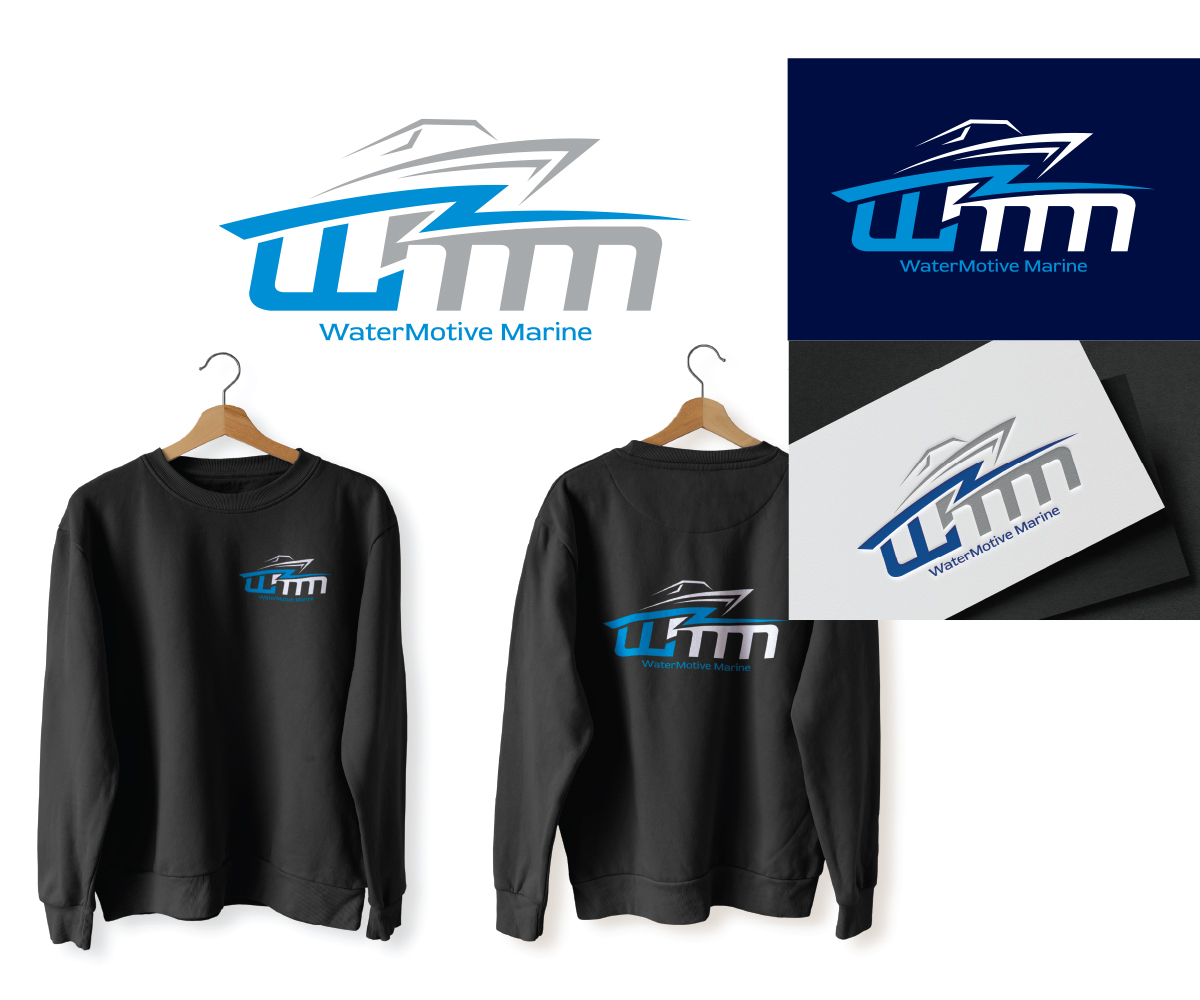 Logo Design by DreamzINSIDE for WaterMotive Marine | Design #29353893