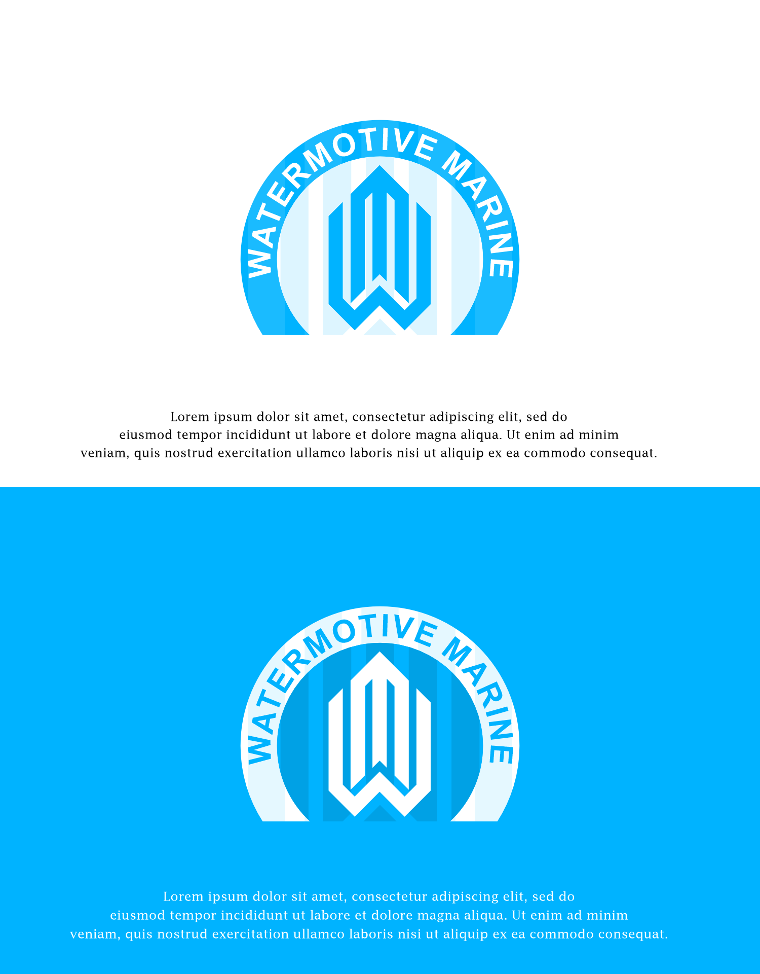 Diseño de Logo por samsir para WaterMotive Marine | Diseño #29322150