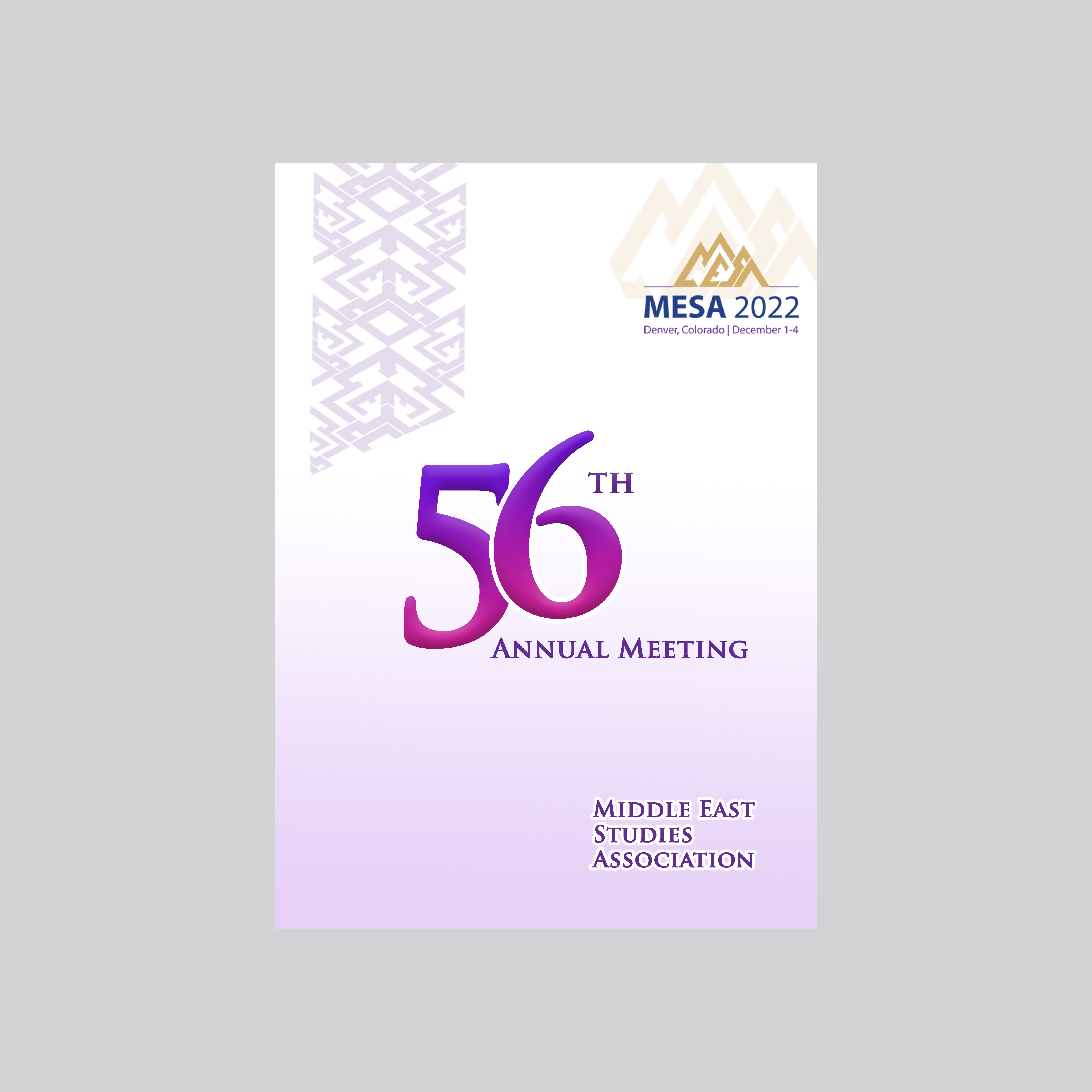 Graphic Design by ivogue for Middle East Studies Association | Design #29325526