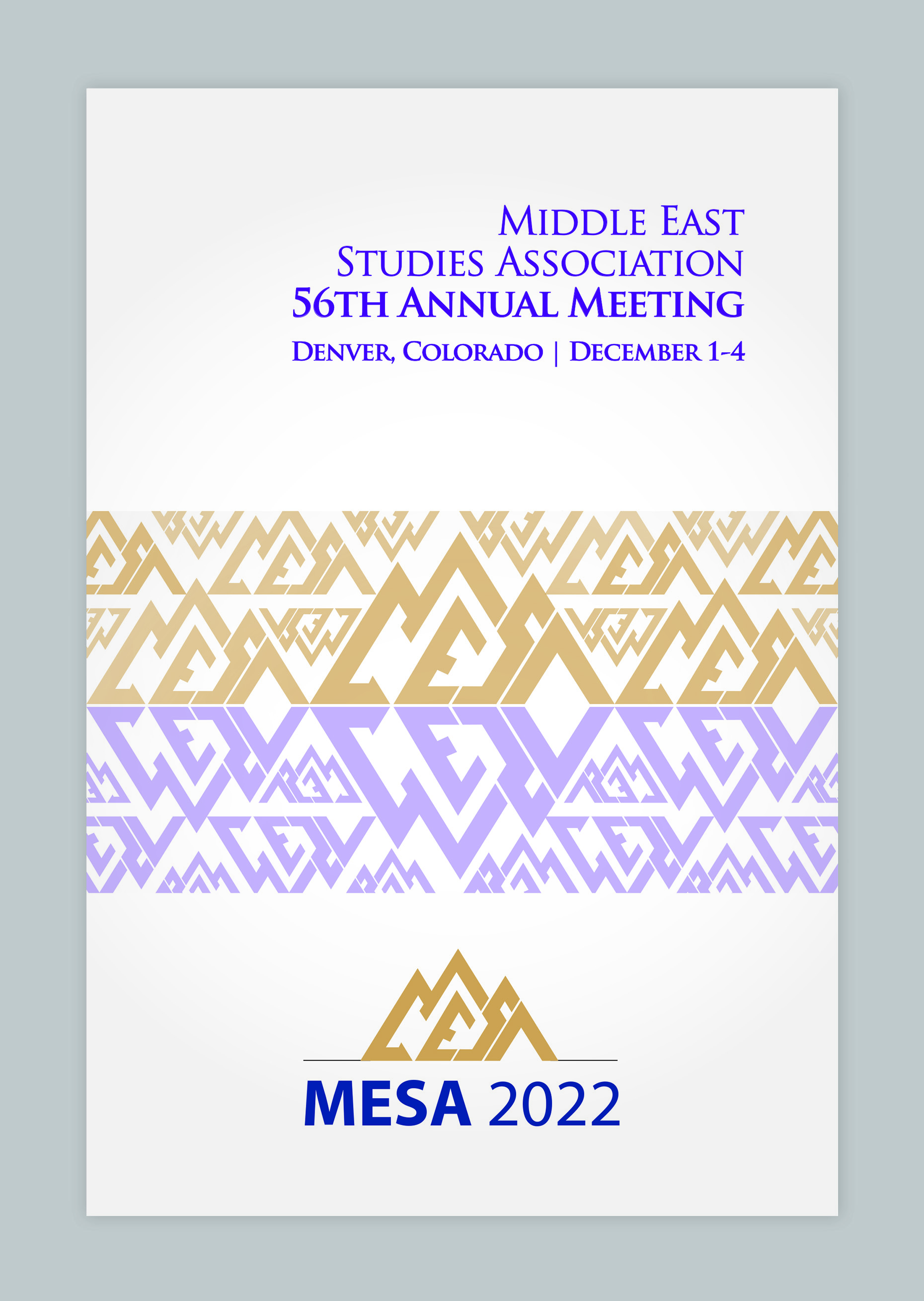 Graphic Design by creative.visuals for Middle East Studies Association | Design #29385265