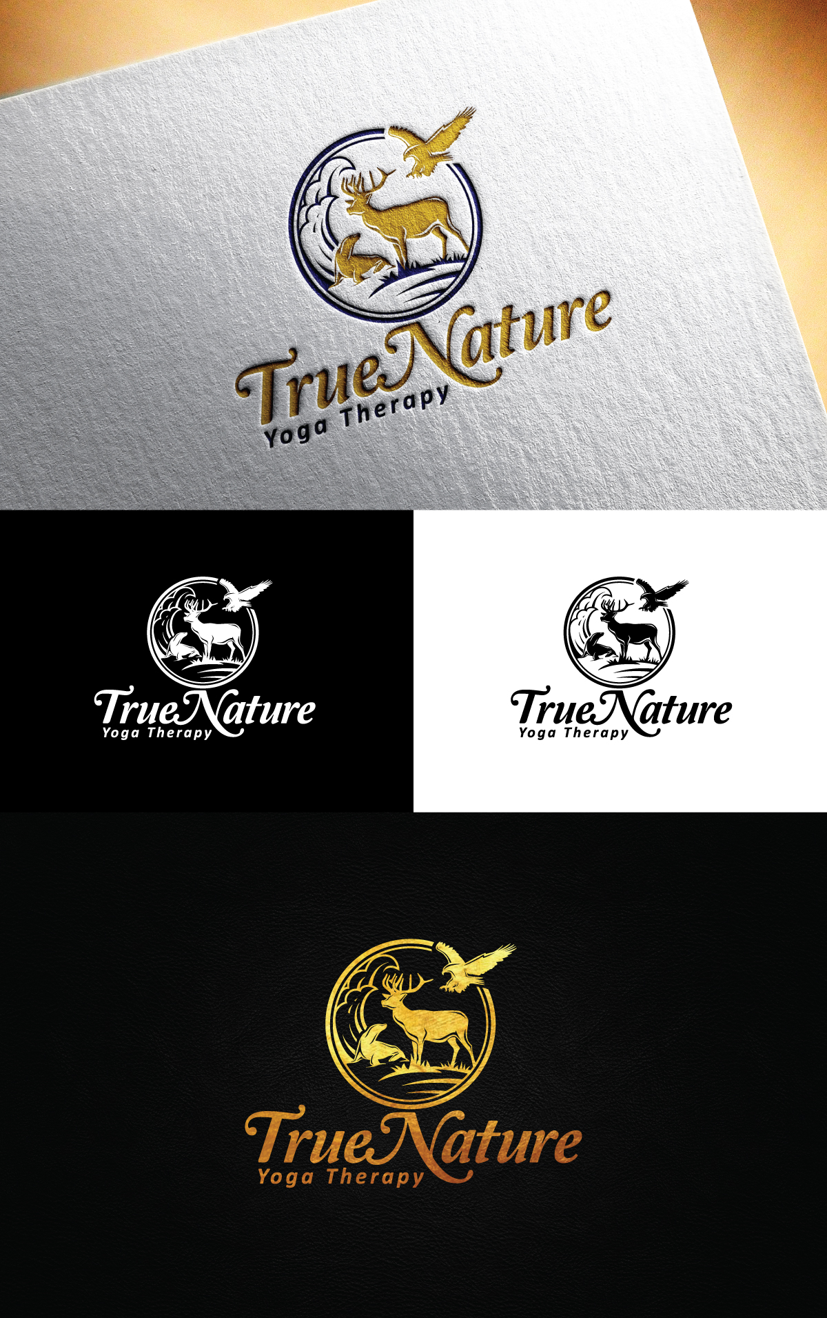 Logo Design by Logo Stock for True Nature Yoga Therapy | Design #29324348