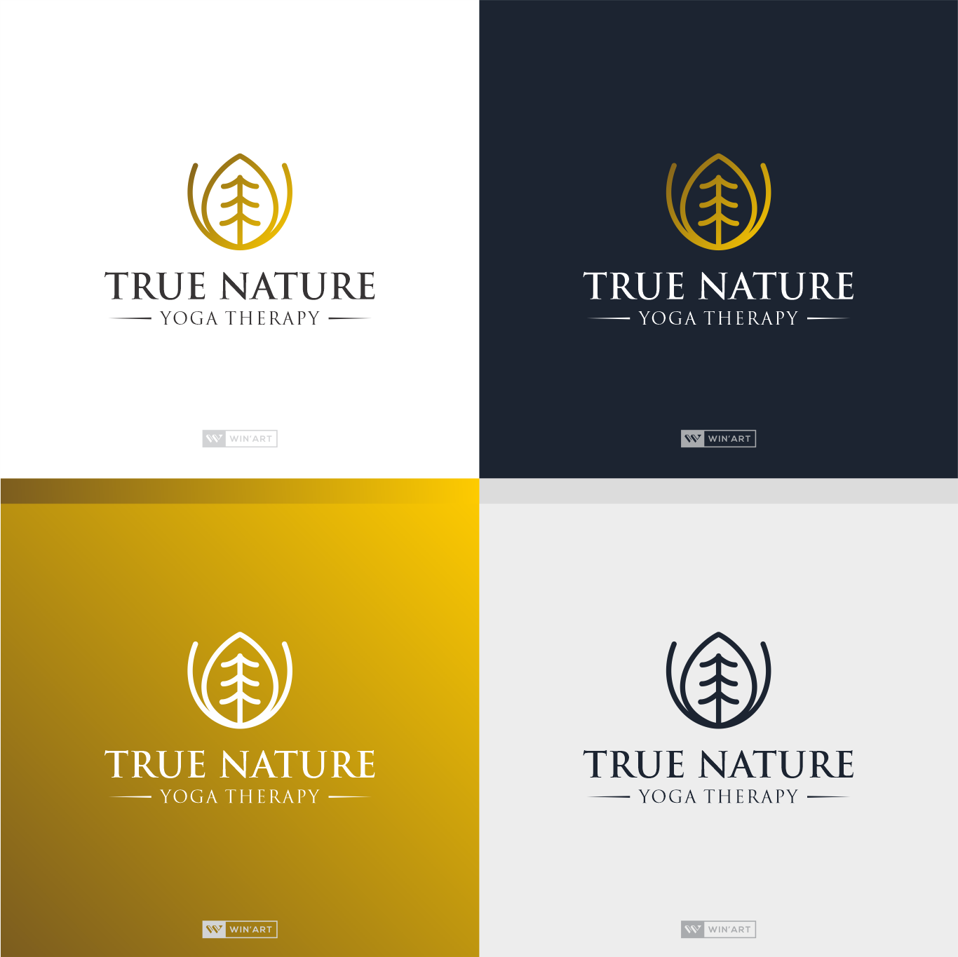 Logo Design by Wind'Art™ for True Nature Yoga Therapy | Design #29358306