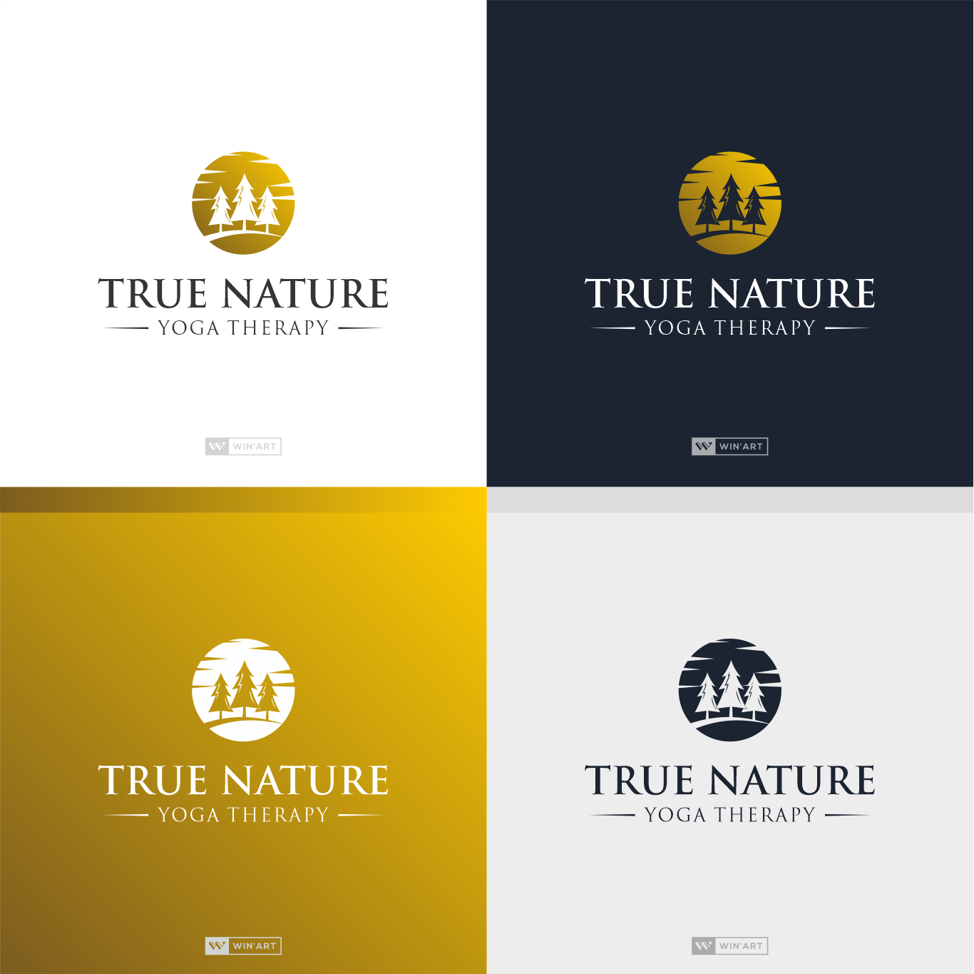 Logo-Design von WindArt _Studio für True Nature Yoga Therapy | Design #29358311