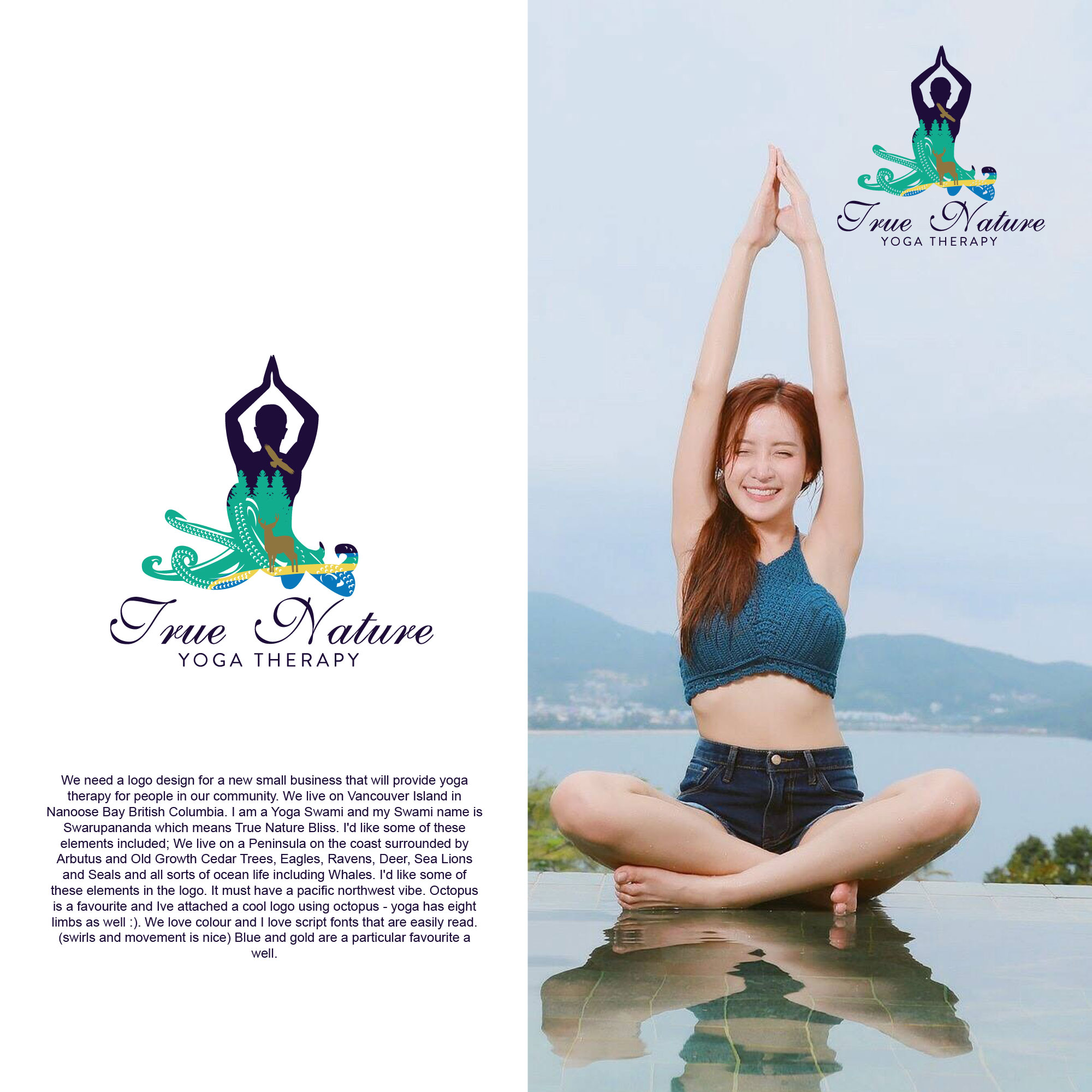 Logo-Design von tboydesigns für True Nature Yoga Therapy | Design #29325687