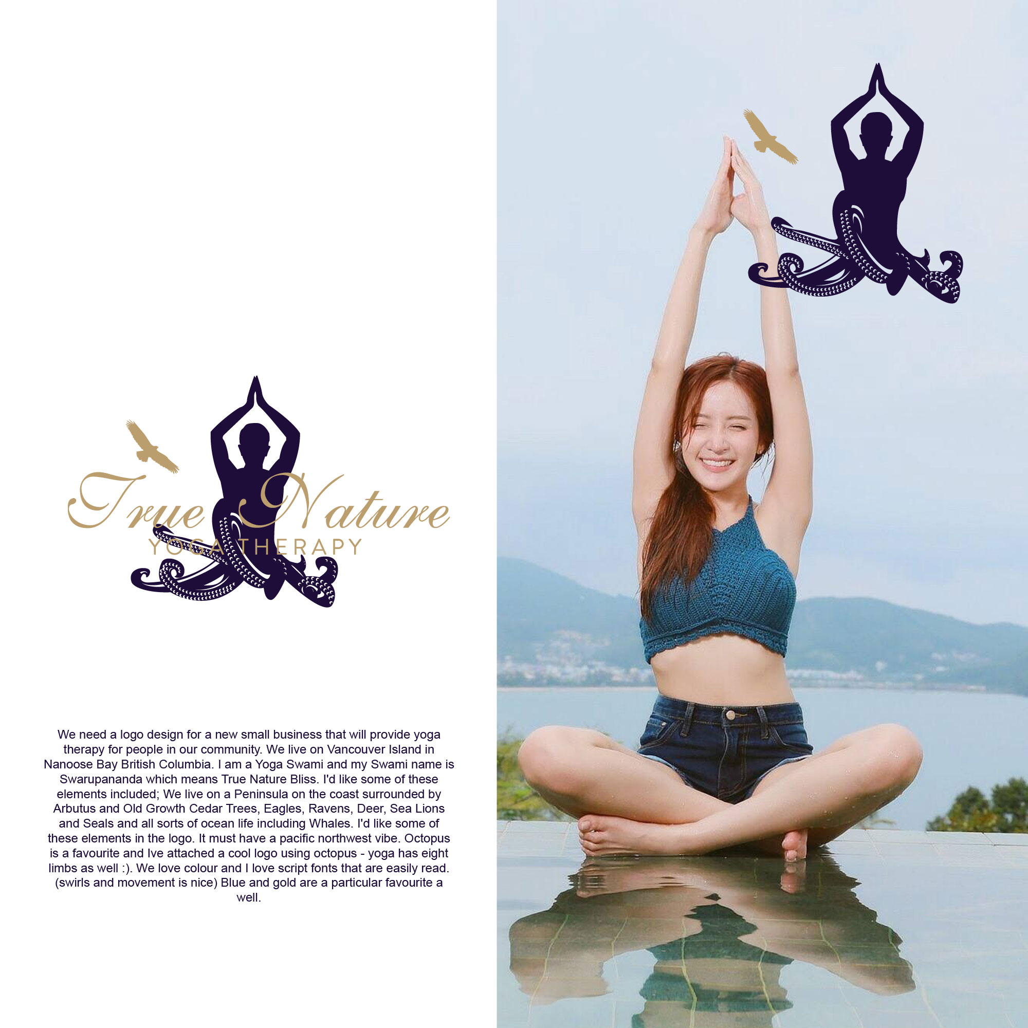 Logo-Design von tboydesigns für True Nature Yoga Therapy | Design #29325731