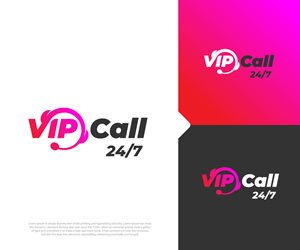 VIP Call 24/7 | Diseño de Logo por ecorokerz