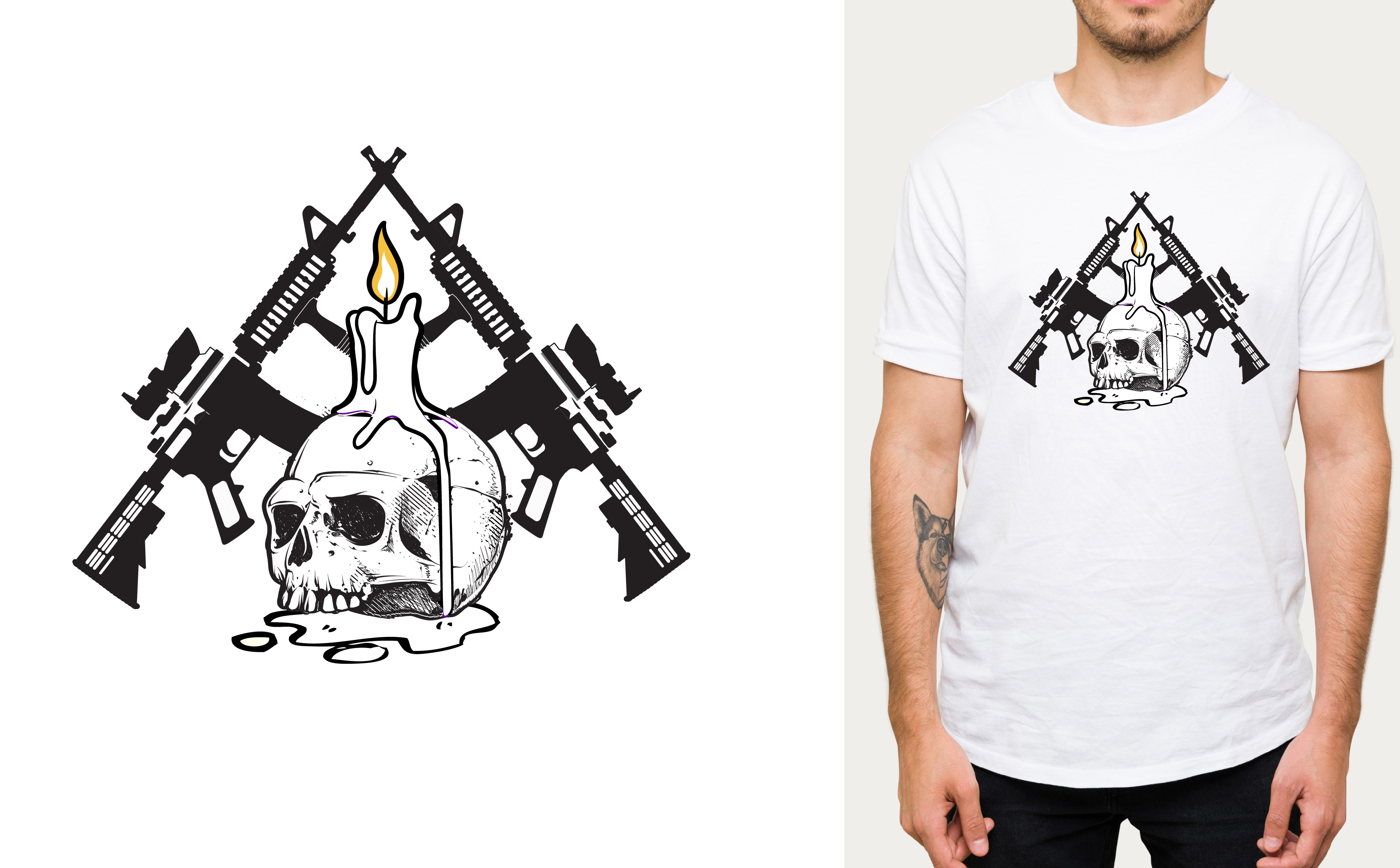 T-shirt Design by dan86 for Irregular Warfare Ink | Design #29327872