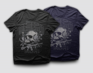 Memento mori tshirt design | Design de T-shirt par Ena