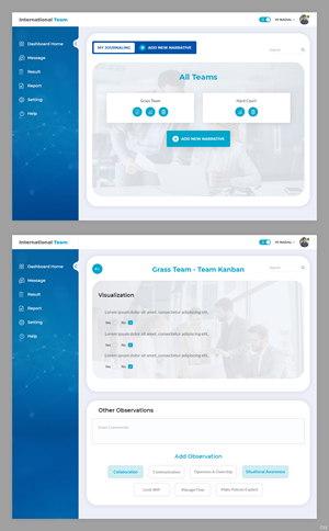 International MultiIndustry Team Coaching Site | Diseño Web por pb