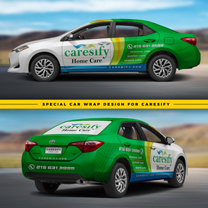 Car Wrap Design by TheSakti for Caresify LLC | Design: #29357698