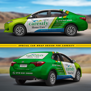Car Wrap Design by TheSakti for Caresify LLC | Design: #29363708