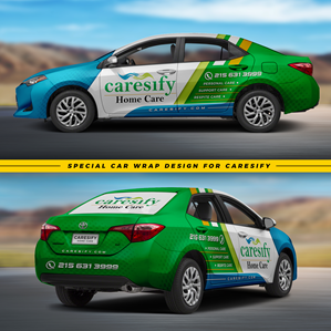 Car Wrap Design by TheSakti for Caresify LLC | Design: #29363709