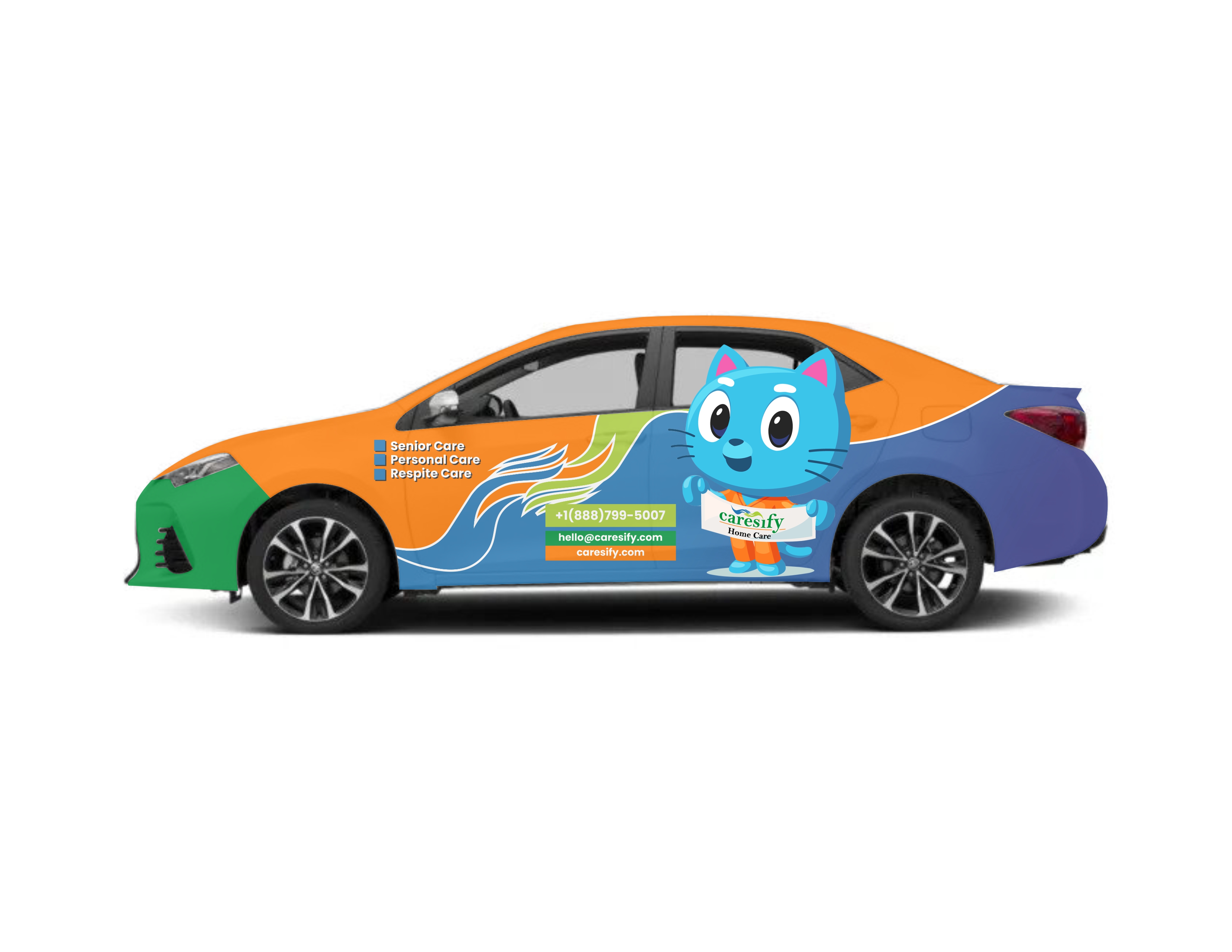 Car Wrap Design by barinix for Caresify LLC | Design #29332318
