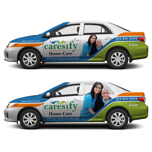 Car Wrap-Design von Yoga Tri für Caresify LLC | Design: #29334359