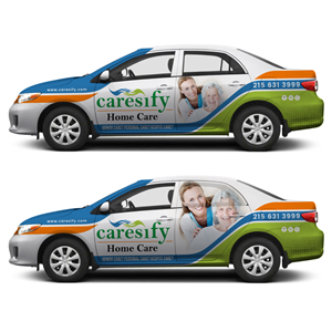 Car Wrap Design by Yoga Tri for Caresify LLC | Design: #29334402